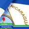 G128 2 Pack: Nicaragua Nicaraguan Flag | 3x5 Ft | LiteWeave Pro Series Printed 150D Poly | Country Flag, Indoor/Outdoor, Vibrant Colors, Brass Grommets, Thicker and More Durable Than 100D 75D Poly